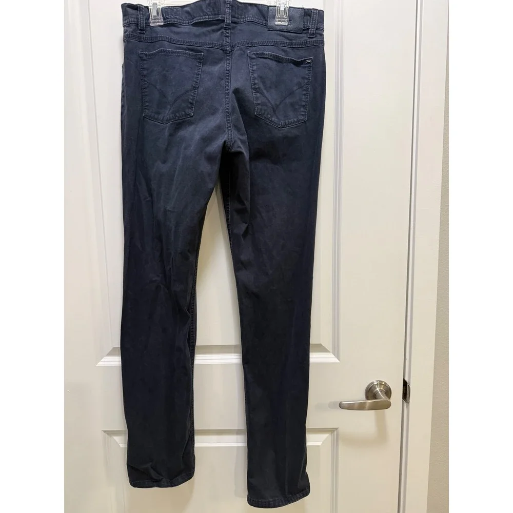 Brax Feel Good Cooper Fancy‎ Mens Navy Blue Regular Fit Pants 35x34 89-1147/24